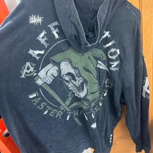 Affliction zipp up hoodie
